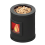 Un poêle à pellets
