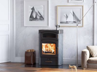 poele bois pallas black