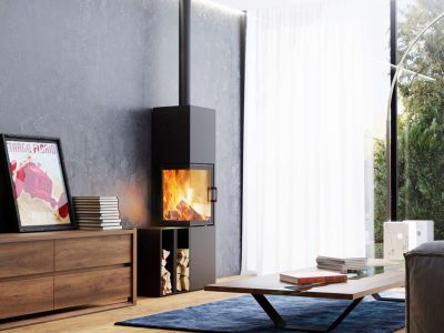 poele bois slim 4.0 gauche